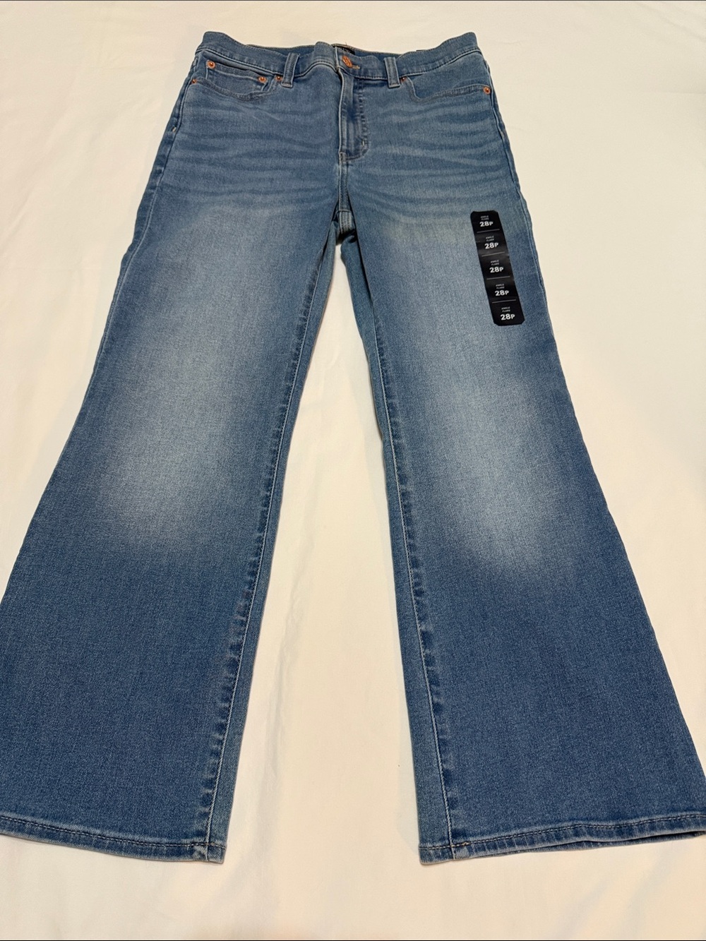 J. Crew Women's Light Wash Ankle Flare Crop Jeans 28P NWT